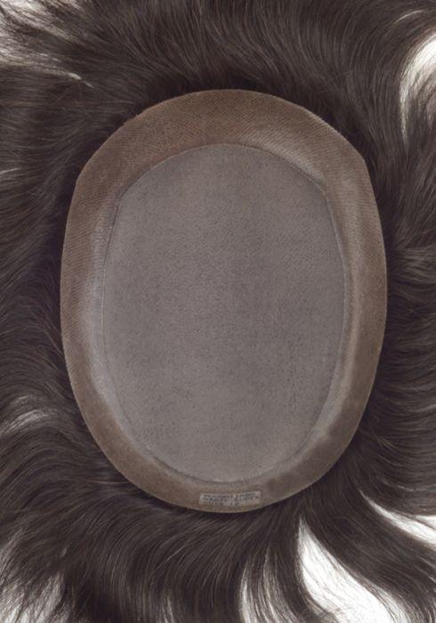 Lordhair L07 Gaze und Skin Rand mit Mono oben Haarsystem