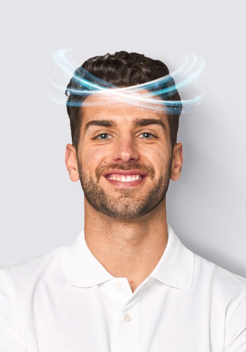 Haarsystem mit hauchdünner 0,03 mm Skin Basis 