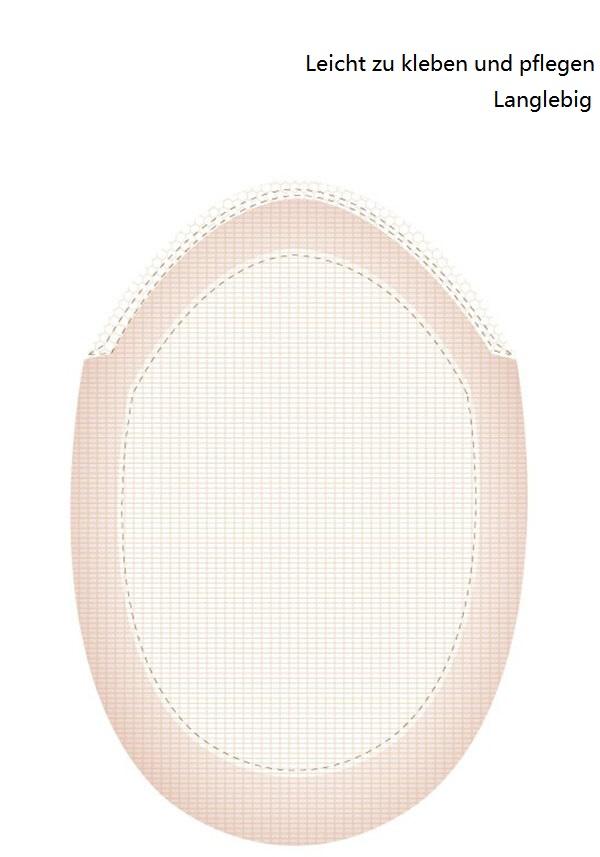Lordhair Haarsystem Maßanfertigung - Feines Mono mit PU Umrandung und gefaltenem French Lace vorne