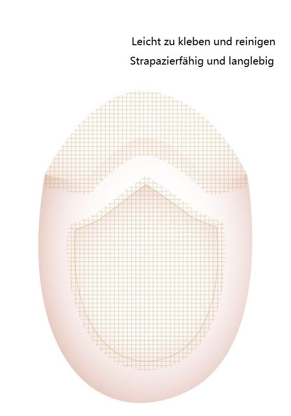 Lordhair Haarsystem Maßanfertigung - L04 - Fein geschweißtes Mono mit Folie Gaze Umrandung, klebenleicht, pflegenleicht, strapazierfähig, langlebig