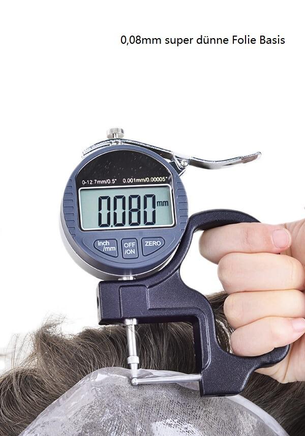 Lordhair Haarsystem Maßanfertigung - S01-super dünner Folie Basis