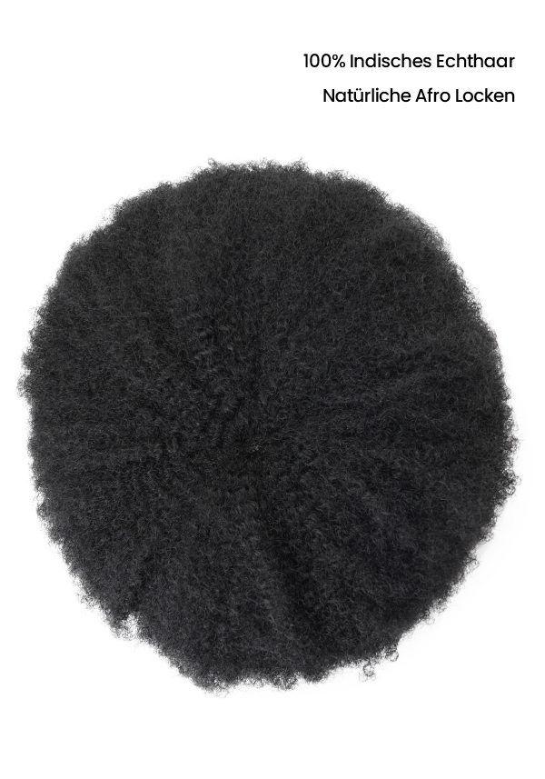 100% Indisches Echthaar, natürliche Afro Locken