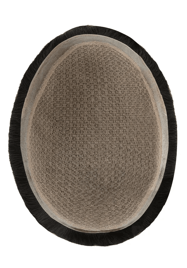 Lordhair Classic-Silk Herren Haarsystem mit Seiden Top und Gaze Umrandung