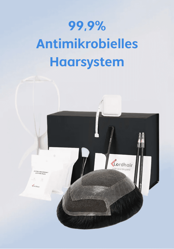 ZyroSen Hairpiece Essentials mit antibakteriellem Upgrade – Einfaches Anclipsen, perfekter Sofort-Sitz für Neueinsteiger