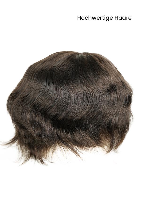 Hybrid Haartei mit hochwertigem Edel Echthaar Lordhair
