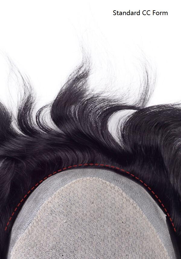 Lordhair Inception-LC Männer Haarteil  Front Kontur CC