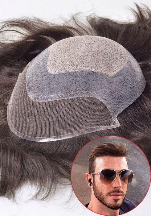 kompfortabel, reinigungsleicht, unaufmerksamer Haaransatz Lordhair Haarsystem 