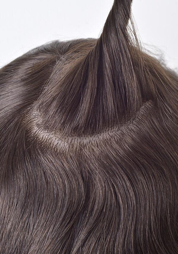 Haarsystem mit makellosen Haaransatz