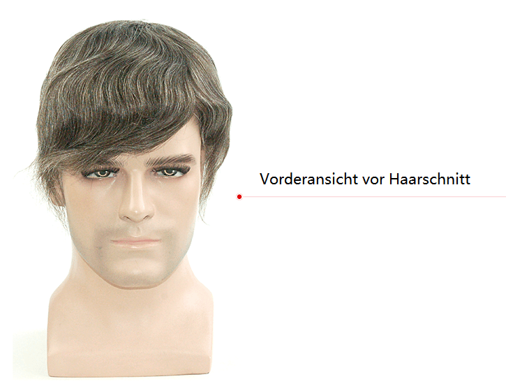 Lordhair Haarsystem Maßanfertigung-L15-French Lace mit Folie hinter und an den Seiten