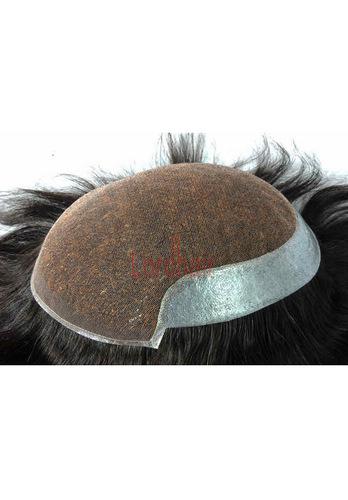 Lordhair Haarsystem Maßanfertigung - L03 - French Lace mit dünner Folie an Seiten und Hinten