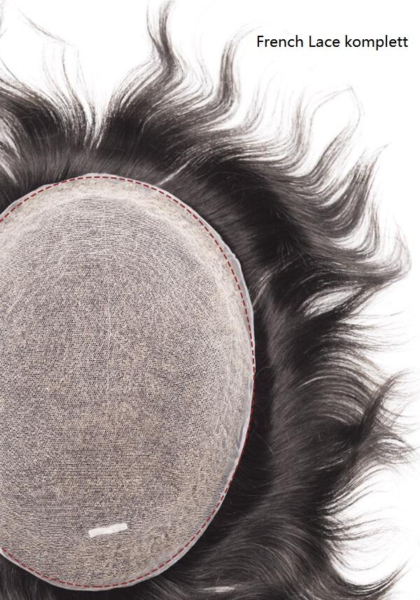 Lordhair Haarsystem Maßanfertigung - Champion S7 - Handwerkskunst am Lace Haarsystem aus Echthaar