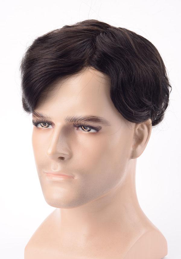  Haarsystem für Männer aus Feinem Mono und Folienumrandung