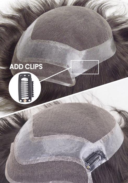 ZyroSen Hairpiece Essentials mit antibakteriellem Upgrade – Einfaches Anclipsen, perfekter Sofort-Sitz für Neueinsteiger