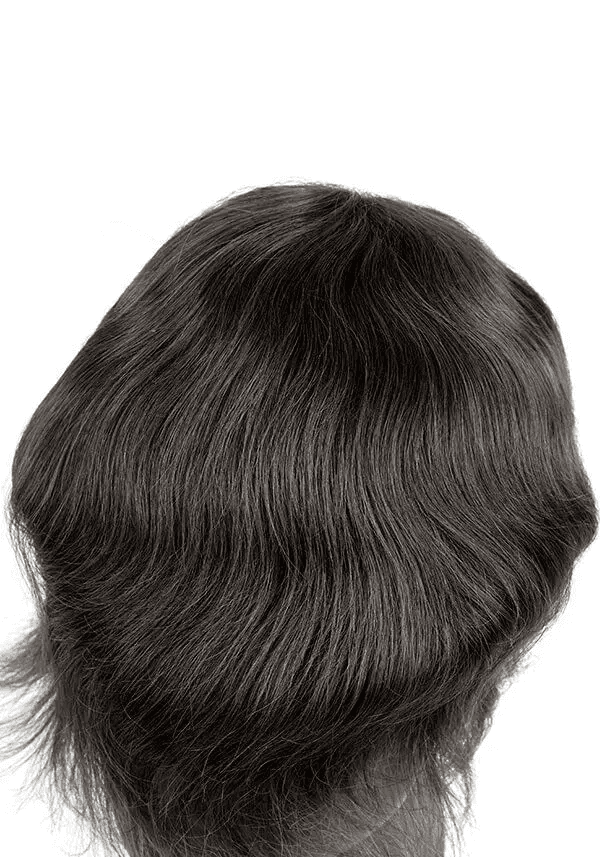 Lordhair Feines Mono, PU Umrandung und doppelter Lace Front - Komfort Haarsystem für Männer