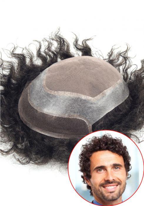Lordhair Haarsystem Maßanfertigung - S28- Feines Mono mit Folie Umrandung plus Lace