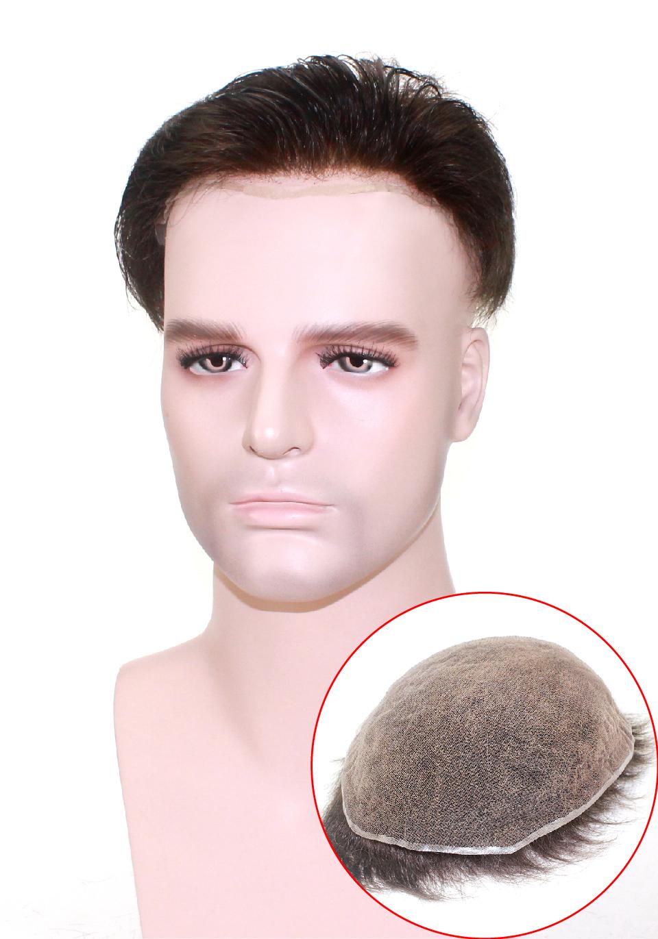 Lordhair Haarsystem Maßanfertigung - Champion S7 - Handwerkskunst am Lace Haarsystem aus Echthaar
