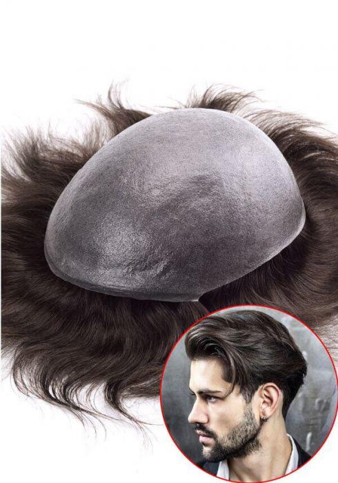 Lordhair Superskin-M Haarsystem mit Skin Basis und hoher Haardichte