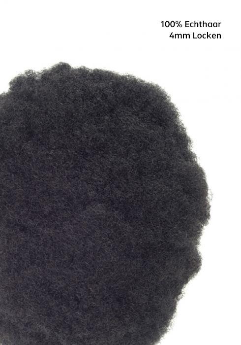 Echthaar Afro Haarsystem Lordhair 