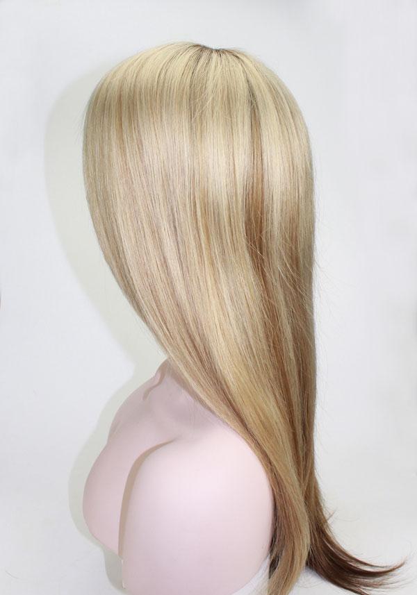 YJ2999: Gorgeous Lace with Silk Top Human Hair Wig for Women
