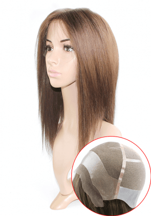 Voll Französisch Spitze mit Stretch-Mesh auf und Rückenbereich mit durchsichtige Skin Perimeter
