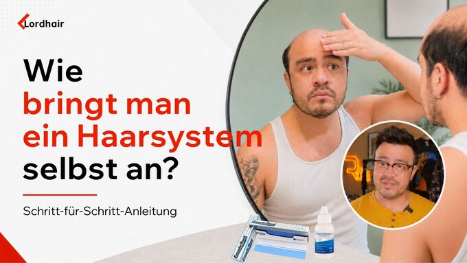 Wie bringt man ein Haarsystem an