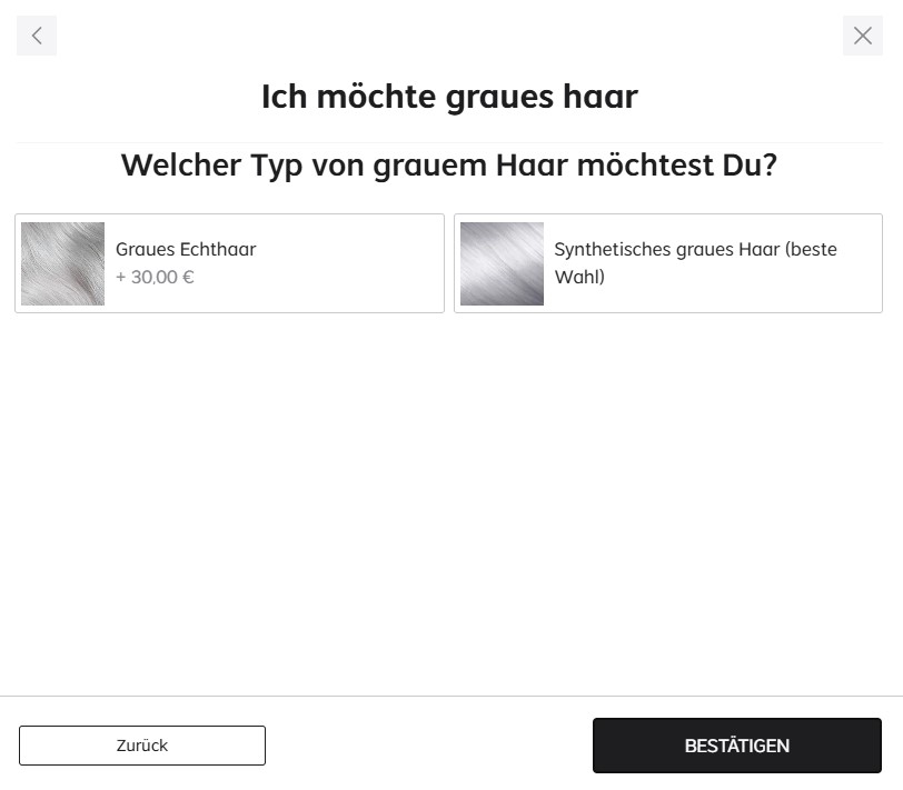 graues Haar Type