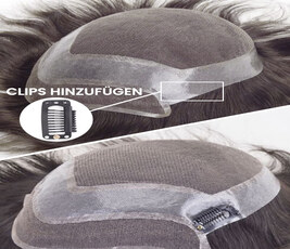 Clips hinzufügen. Unser Clip-Service macht es einfach und schnell ein Haarsystem zu tragen
