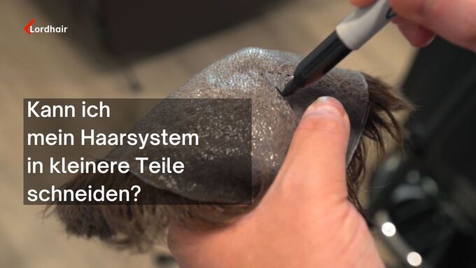 Haarsystem selbst zuschneiden