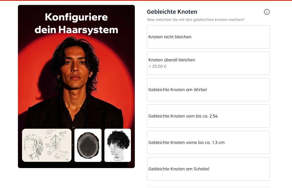 gebleichte knoten konfigurator