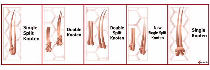 haarsystem knünpftechnik