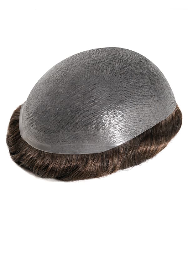 Haarsystem mit 0,08 mm Skin Basis