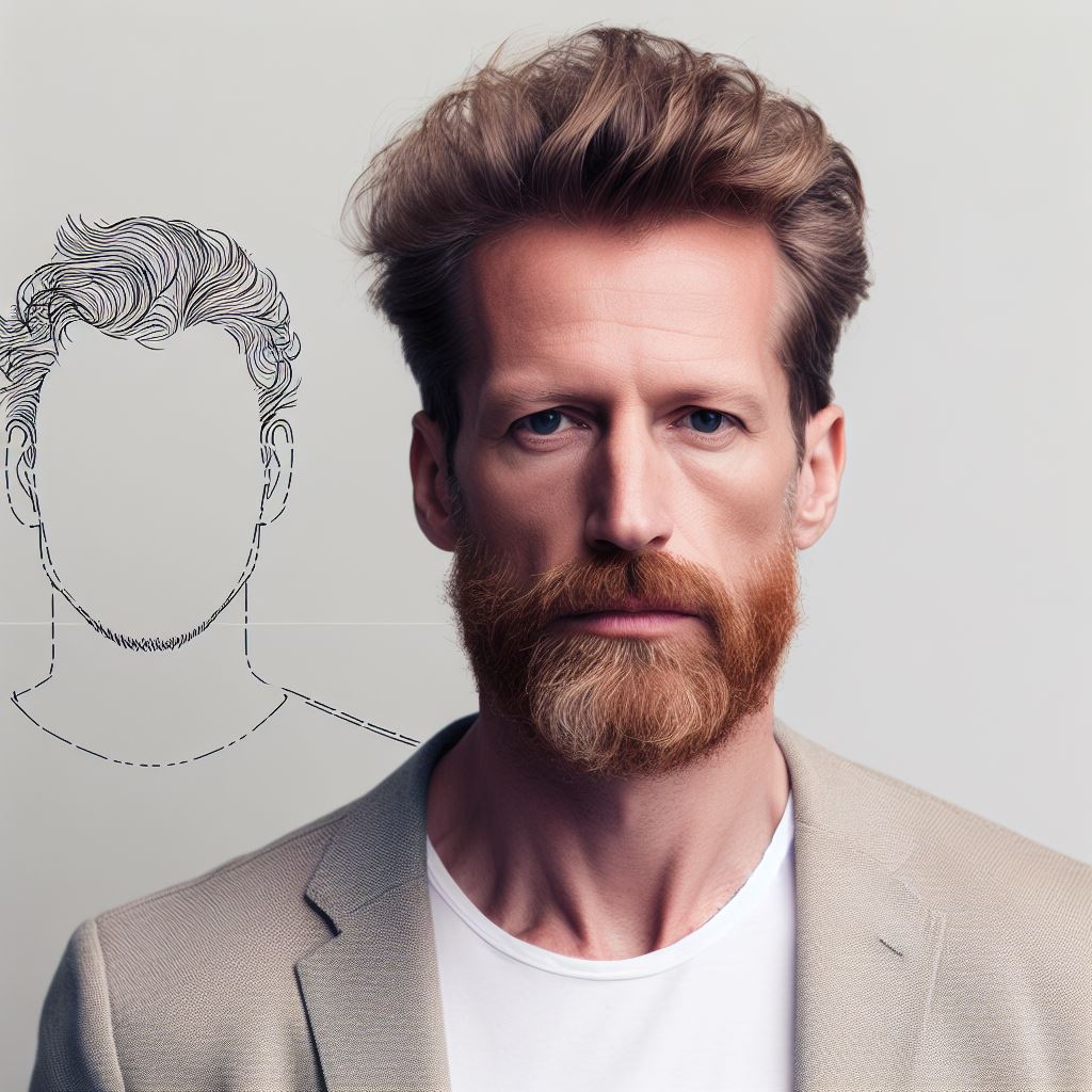 Frisur für mehr Volumen