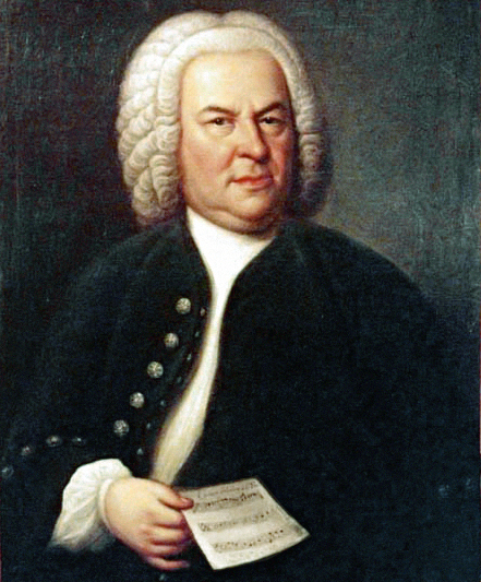 Johann Sebastian Bach mit Peruecke
