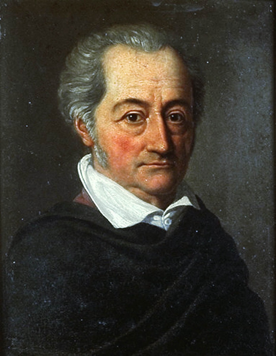 Goethe mit Calvities frontalis