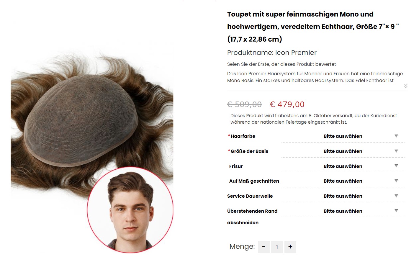 Lange Lebensdauer Haarteil